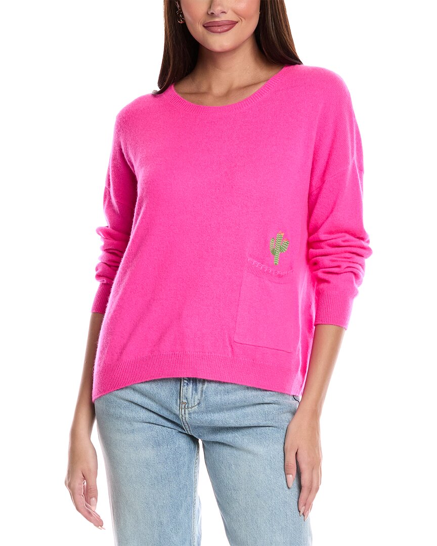 Кэшемировый свитер Кейси Кактус Brodie Cashmere, розовый
Кэшемировый свитер Кейси Кактус Brodie Cashmere, розовый