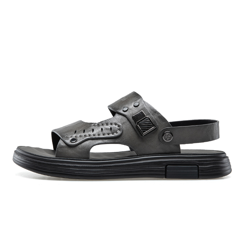 KANGNAI Пляжные сандалии мужские серые, цвет Gray
KANGNAI Пляжные сандалии мужские серые, цвет Gray