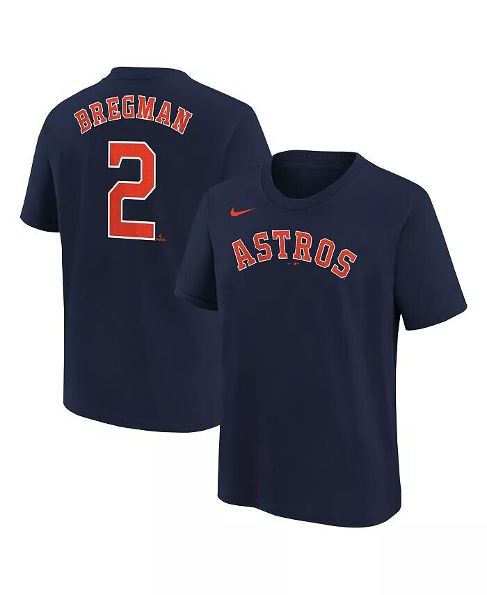 Футболка Big Boys Alex Bregman Navy Houston Astros, имя и номер игрока Nike, синий
Футболка Big Boys Alex Bregman Navy Houston Astros, имя и номер игрока Nike, синий
