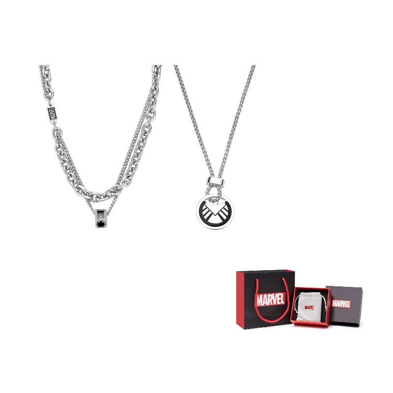 Marvel Fortune Bead Necklace Unisex Disney, marvel, spider-man layering small round pendant+s.h.i.e.l.d. pendant, couple's
Marvel Fortune Bead Necklace Unisex Disney, marvel, spider-man layering small round pendant+s.h.i.e.l.d. pendant, couple's