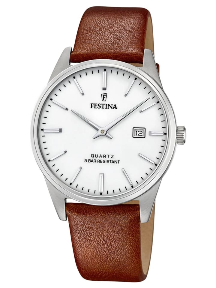 Festina Мужские часы с коричневым кожаным ремешком
Festina Мужские часы с коричневым кожаным ремешком