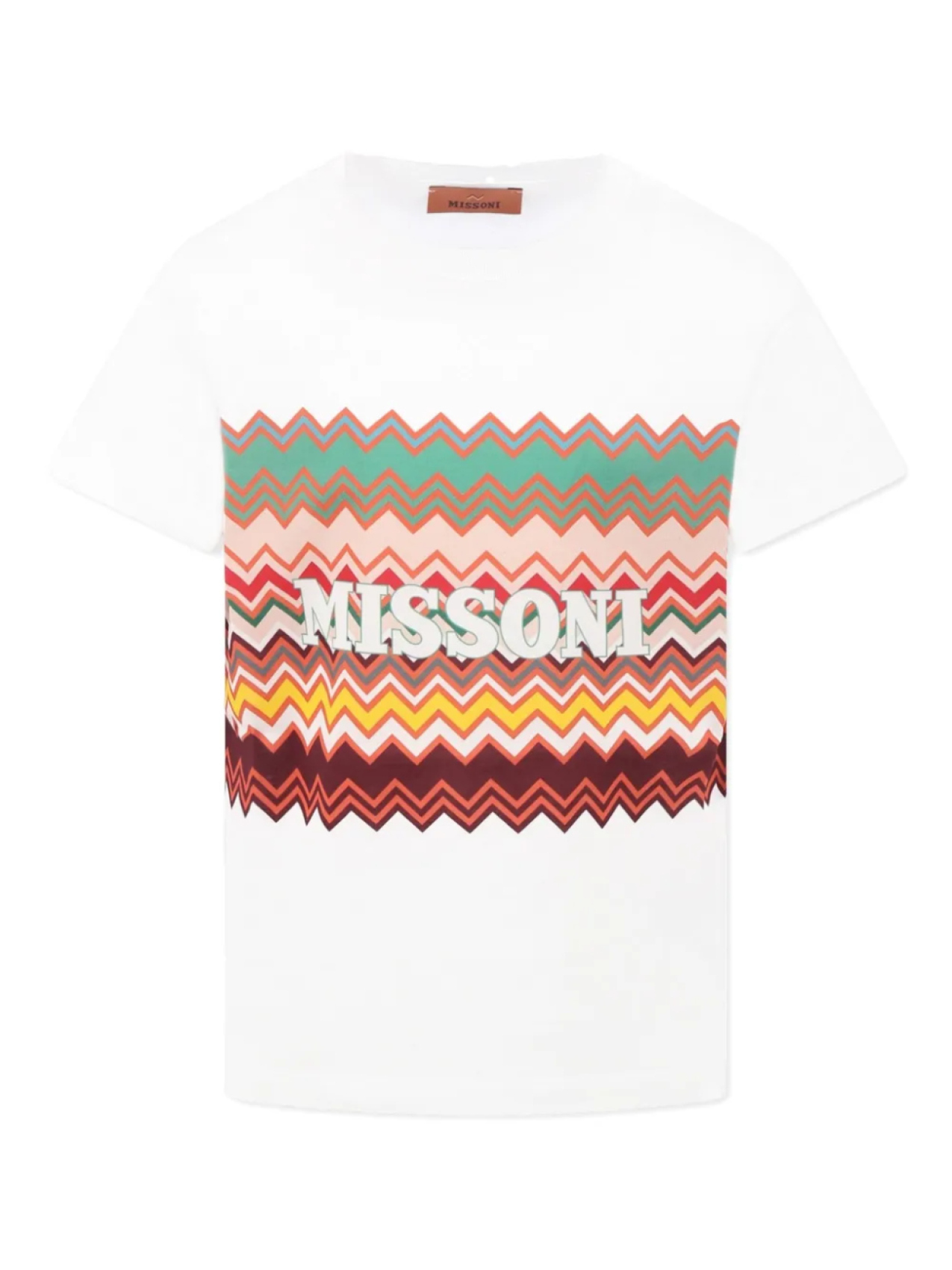 Футболка Missoni Kids с зигзагообразным принтом, белый
Футболка Missoni Kids с зигзагообразным принтом, белый