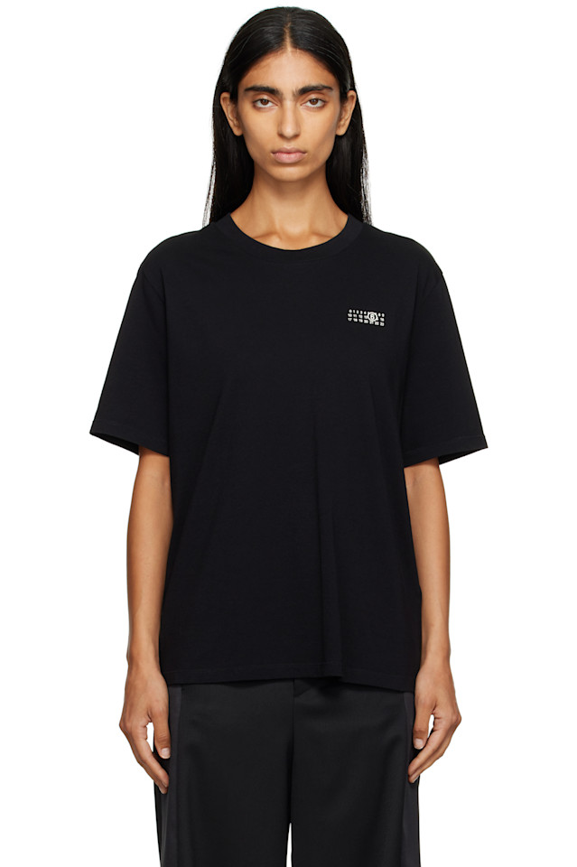 Футболка из хлопкового трикотажа Mm6 Maison Margiela, черный
Футболка из хлопкового трикотажа Mm6 Maison Margiela, черный