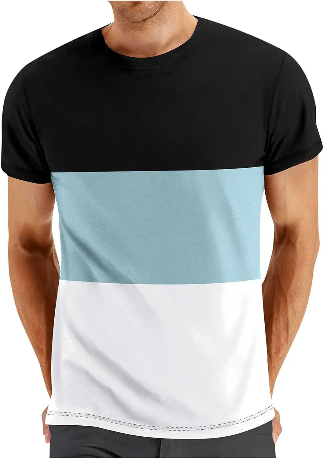 Футболка Color Block для мужчин с коротким рукавом Sdeycui
Футболка Color Block для мужчин с коротким рукавом Sdeycui