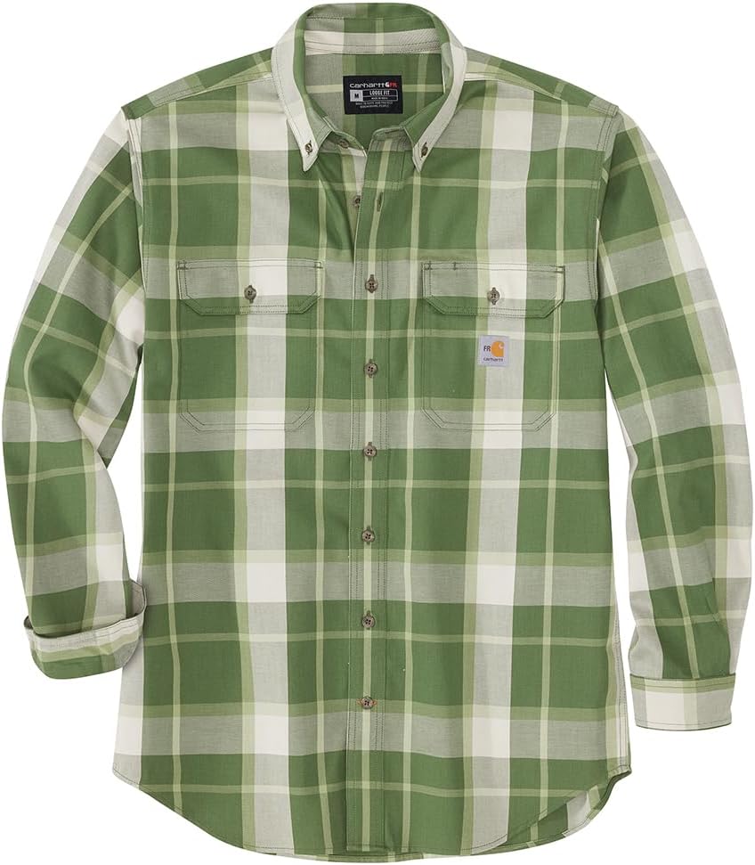Мужская рубашка Carhartt 104507 Flame-Resistant Force Rugged Flex Loose, Chive/Dried Clay
Мужская рубашка Carhartt 104507 Flame-Resistant Force Rugged Flex Loose, Chive/Dried Clay