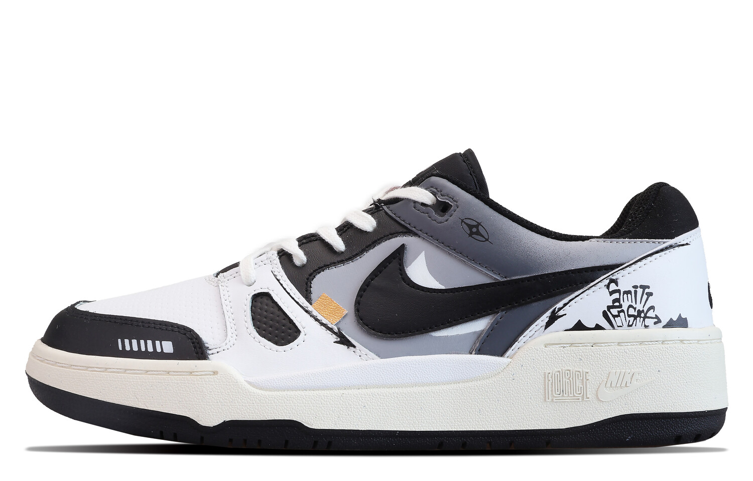 Кроссовки Nike Full Force Skateboarding Shoes Men Low-top White, черный/белый
Кроссовки Nike Full Force Skateboarding Shoes Men Low-top White, черный/белый