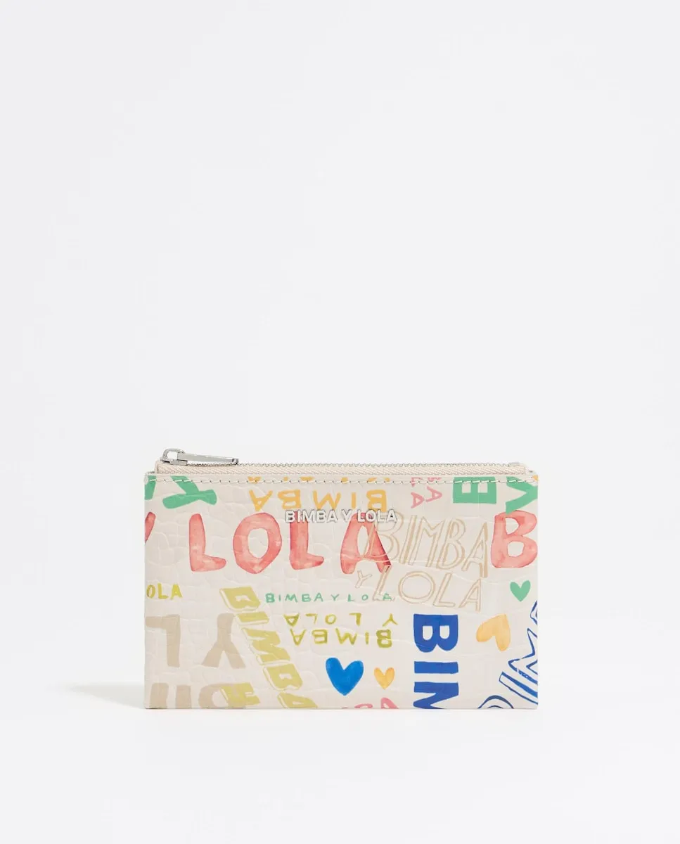 Женский кошелек с тиснением под крокодила Bimba y Lola, белый
Женский кошелек с тиснением под крокодила Bimba y Lola, белый