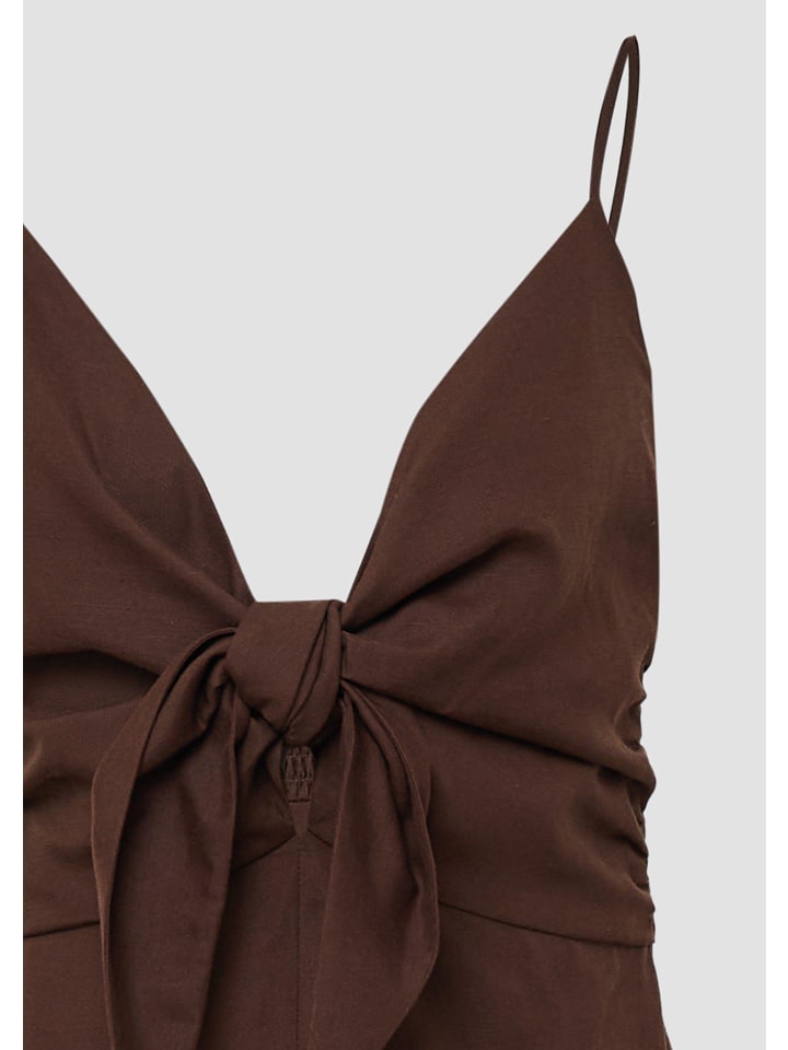 Длинное платье comma, коричневый
Длинное платье comma, коричневый