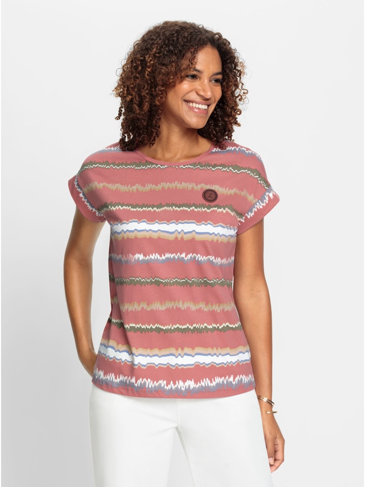 Рубашка с принтом в оттенках розового дерева и экрю. WITT WEIDEN
Рубашка с принтом в оттенках розового дерева и экрю. WITT WEIDEN