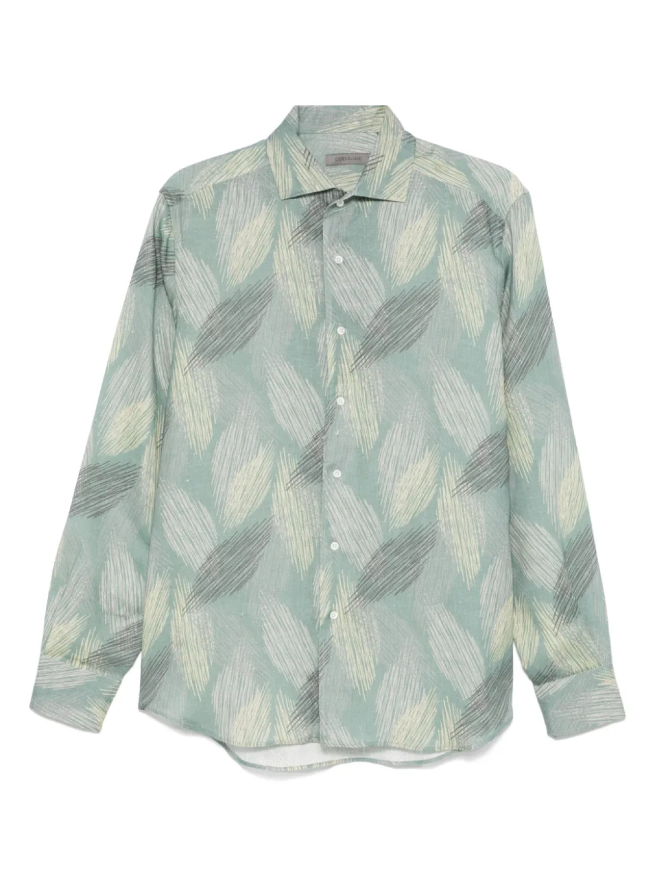 Льняная рубашка Corneliani, зеленый
Льняная рубашка Corneliani, зеленый