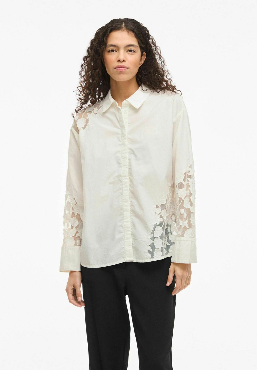 Блуза VILA Button-down blouse, Snow White/White
Блуза VILA Button-down blouse, Snow White/White