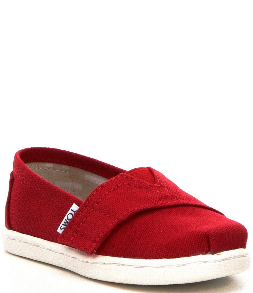 TOMS Детские классические слипоны Tiny Alpargata (для младенцев), красный
TOMS Детские классические слипоны Tiny Alpargata (для младенцев), красный