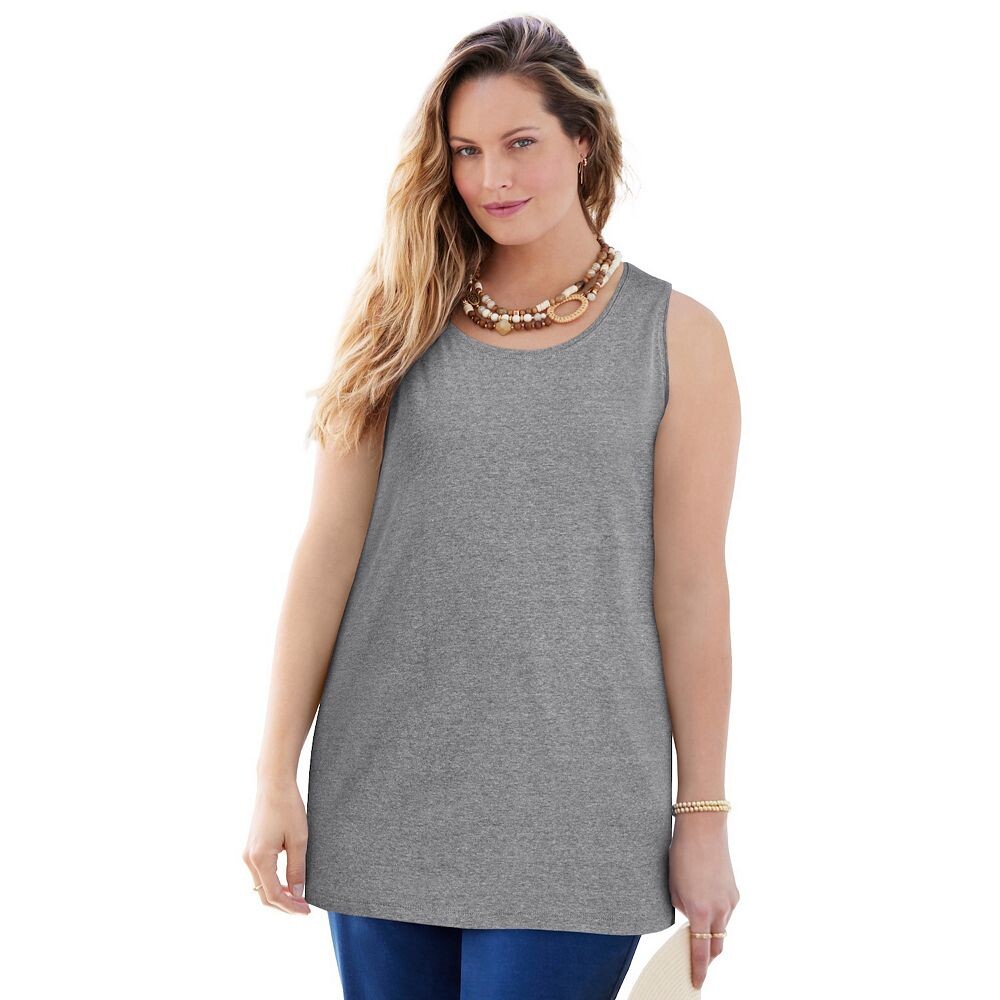Женская майка Caterinas размера плюс Petite Suprema Catherines, цвет Heather Grey
Женская майка Caterinas размера плюс Petite Suprema Catherines, цвет Heather Grey