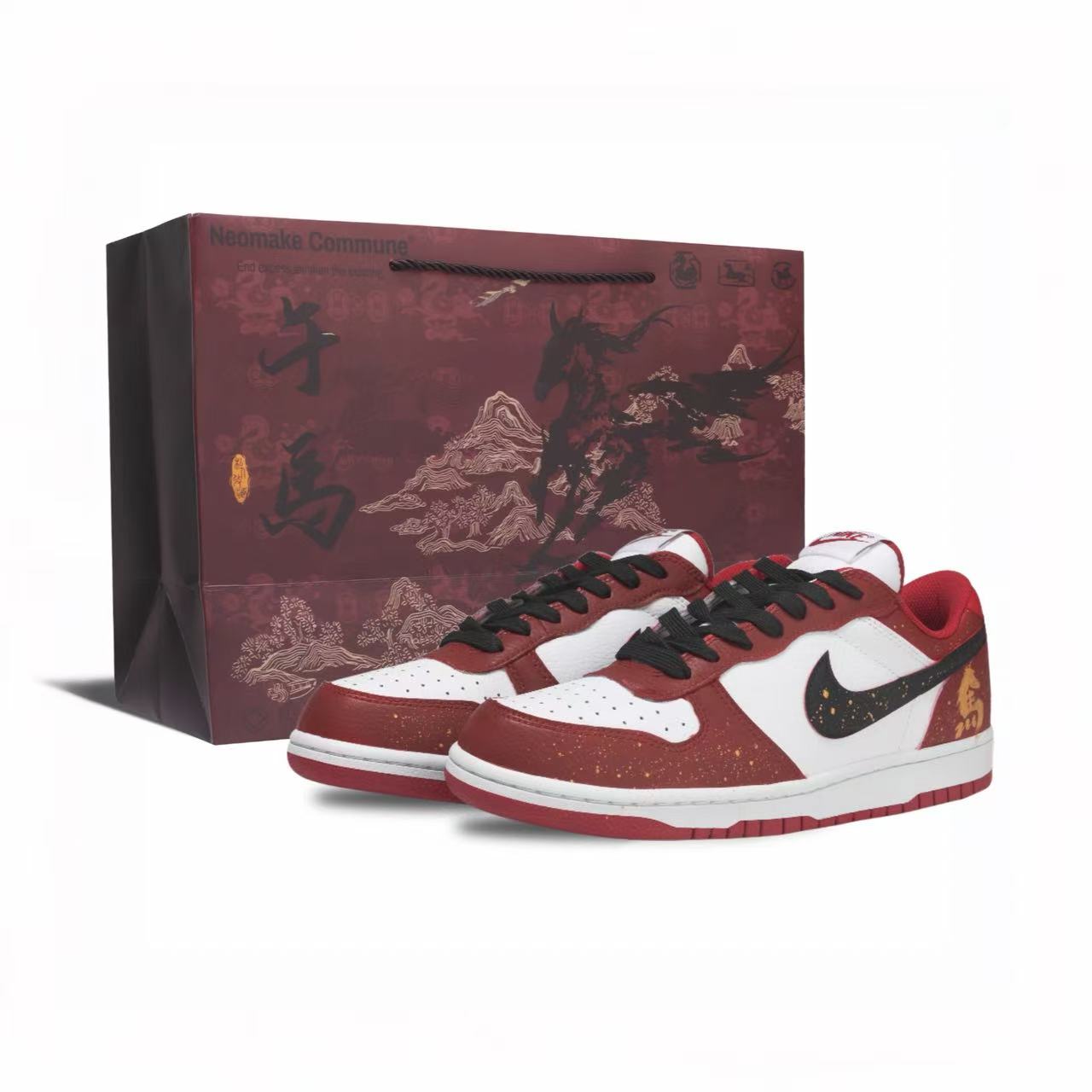 Nike Кроссовки для скейтбординга Big Horse Shopping Bag Low top Unisex красные белые
Nike Кроссовки для скейтбординга Big Horse Shopping Bag Low top Unisex красные белые