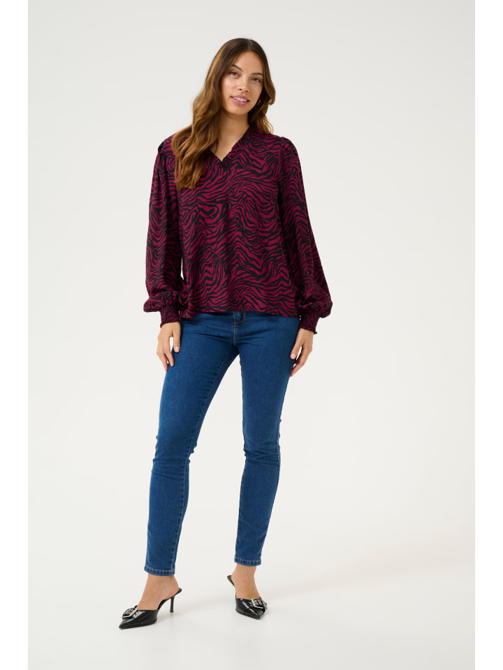 Блузка Kaffe, цвет rumba red/black animal
Блузка Kaffe, цвет rumba red/black animal