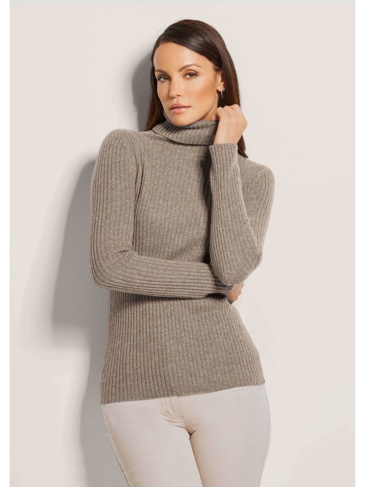 MADELEINE Свитер с высоким воротником из кашемира цвета капучино/меланж
MADELEINE Свитер с высоким воротником из кашемира цвета капучино/меланж