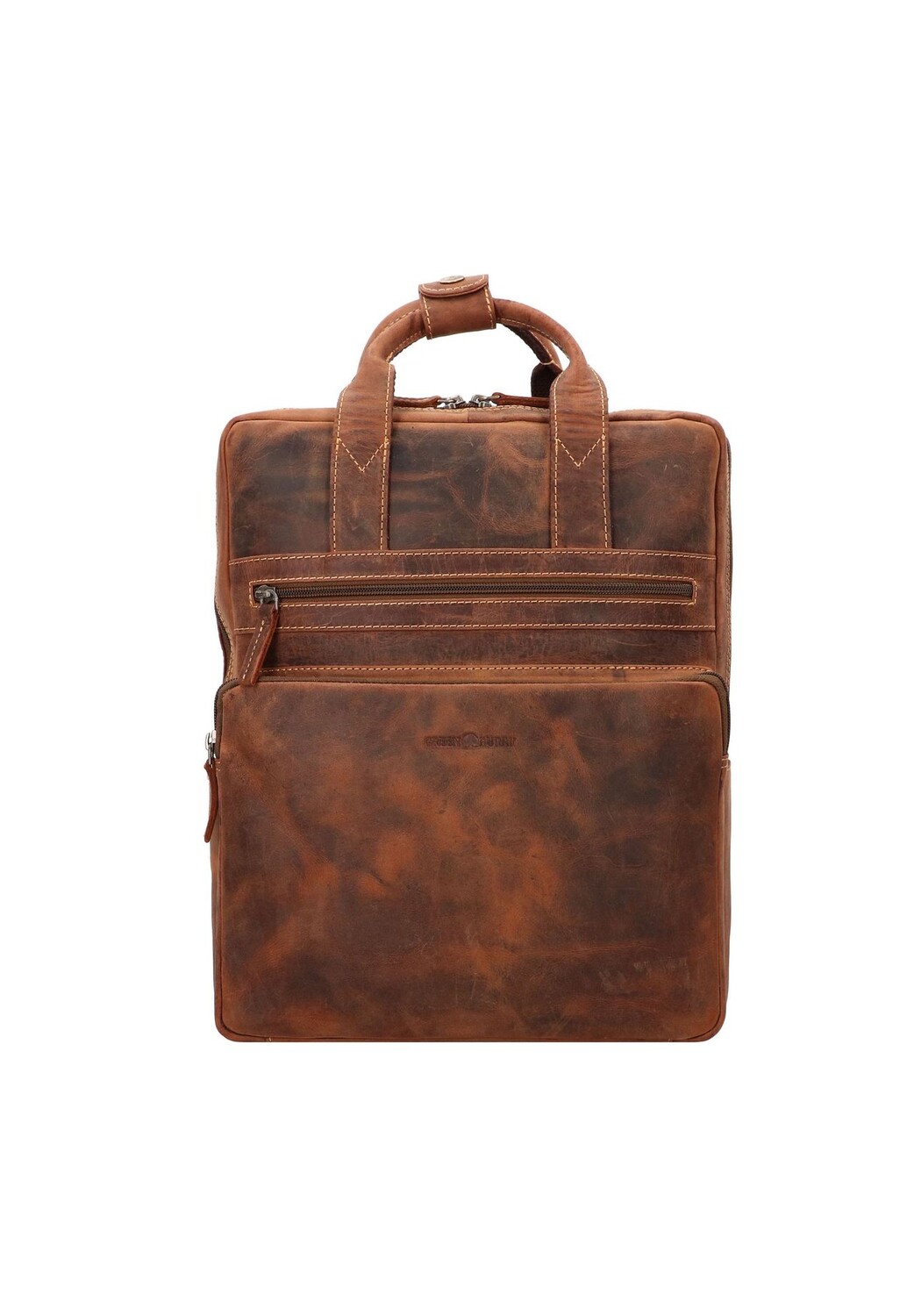 Винтажный кожаный рюкзак 38 см с отделением для ноутбука Green Burry, коричневый
Винтажный кожаный рюкзак 38 см с отделением для ноутбука Green Burry, коричневый