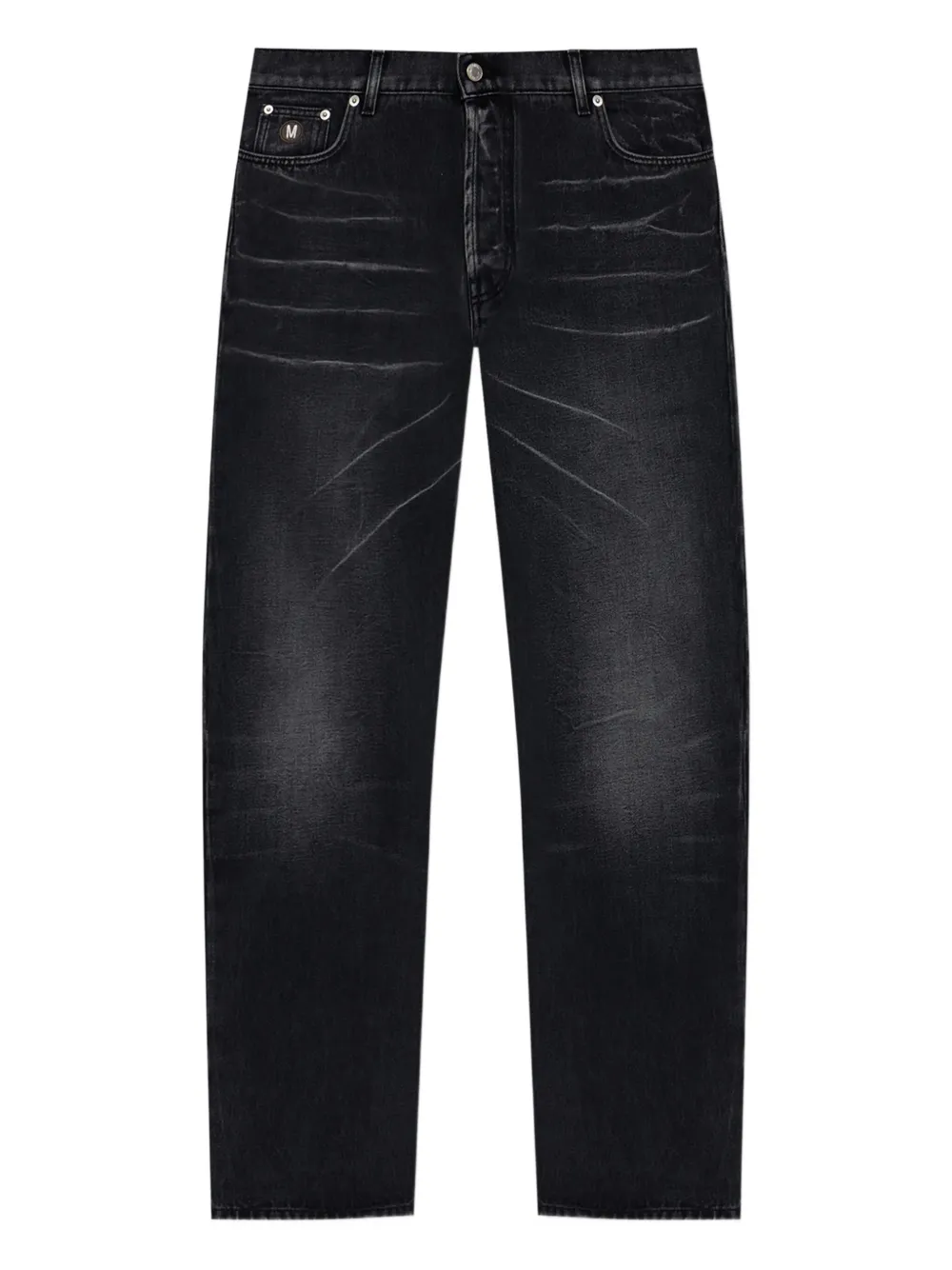 Пятикарманные выцветшие джинсы Moschino, серый
Пятикарманные выцветшие джинсы Moschino, серый