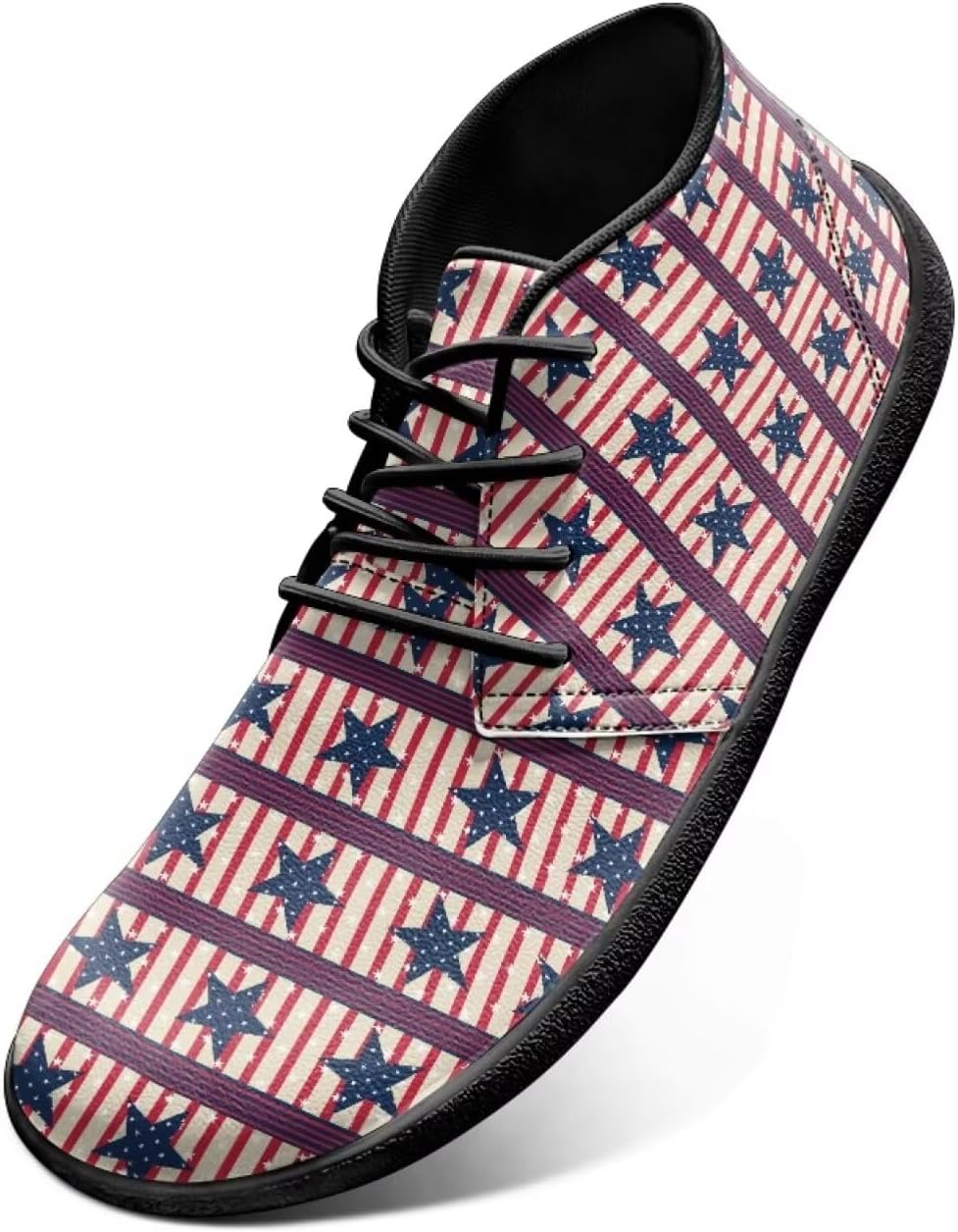 Повседневные кроссовки Jeiento с резиновой подошвой и нулевым перепадом высоты подошвы, с флагом США, красный
Повседневные кроссовки Jeiento с резиновой подошвой и нулевым перепадом высоты подошвы, с флагом США, красный