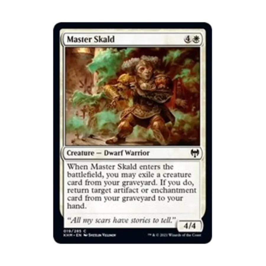 CCG Мастер Скальд (К), MTG - Kaldheim
CCG Мастер Скальд (К), MTG - Kaldheim