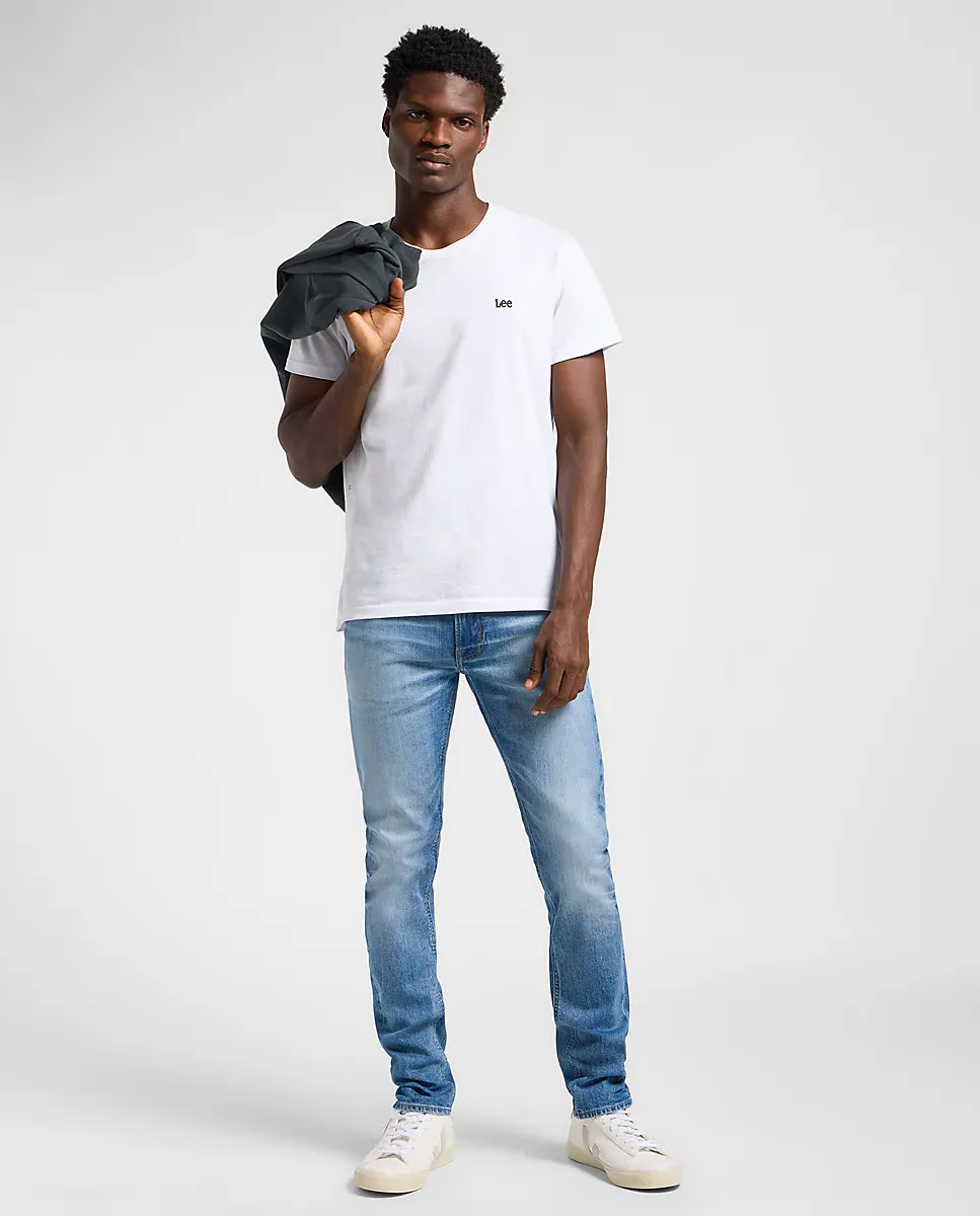 Мужские зауженные джинсы Luke синего цвета Lee, светло-голубой 
Мужские зауженные джинсы Luke синего цвета Lee, светло-голубой