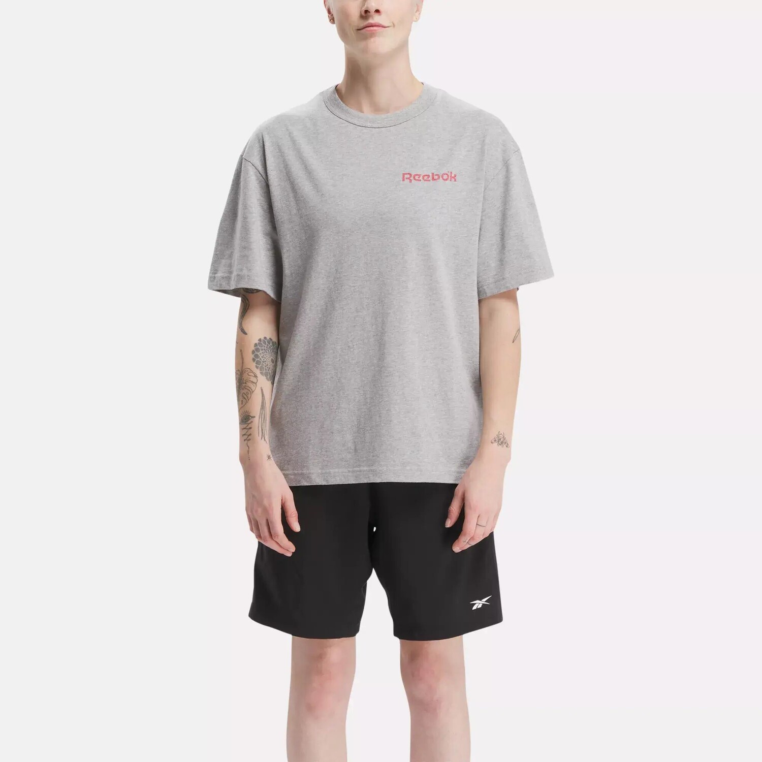 Баскетбольная тренировочная футболка Reebok, серый
Баскетбольная тренировочная футболка Reebok, серый