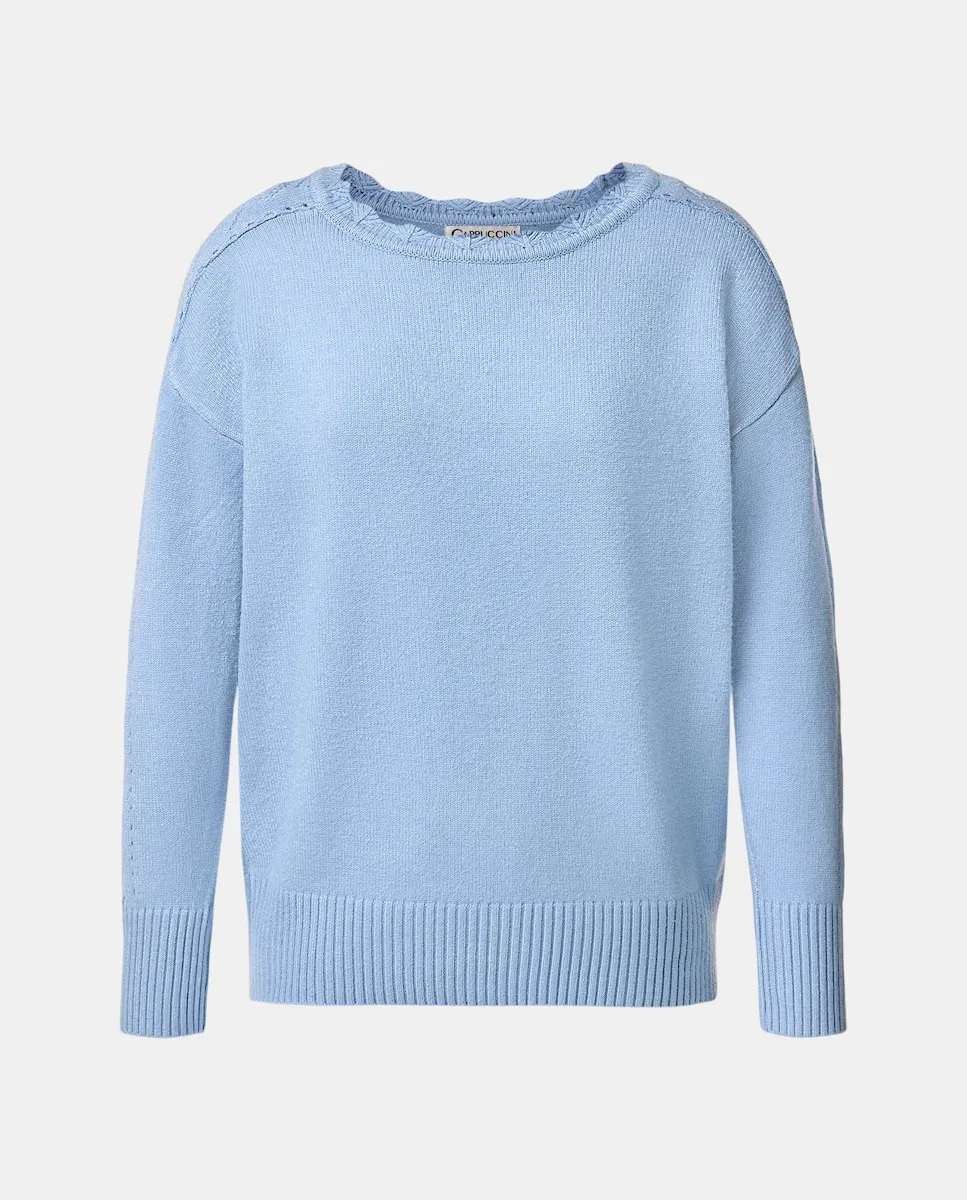 Женский свитер с длинным рукавом однотонный Zermatt, синий
Женский свитер с длинным рукавом однотонный Zermatt, синий