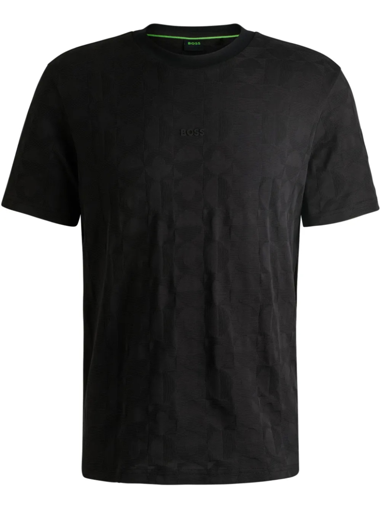 BOSS жаккардовая футболка, черный
BOSS жаккардовая футболка, черный