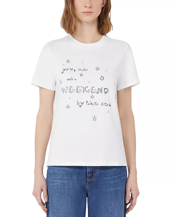 Футболка с вышивкой Ara Weekend Max Mara, белый
Футболка с вышивкой Ara Weekend Max Mara, белый