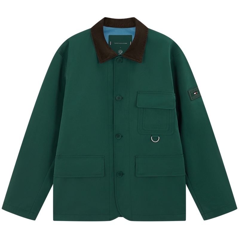 Tommy Hilfiger Куртка мужская зеленая, Green L6K 
Tommy Hilfiger Куртка мужская зеленая, Green L6K