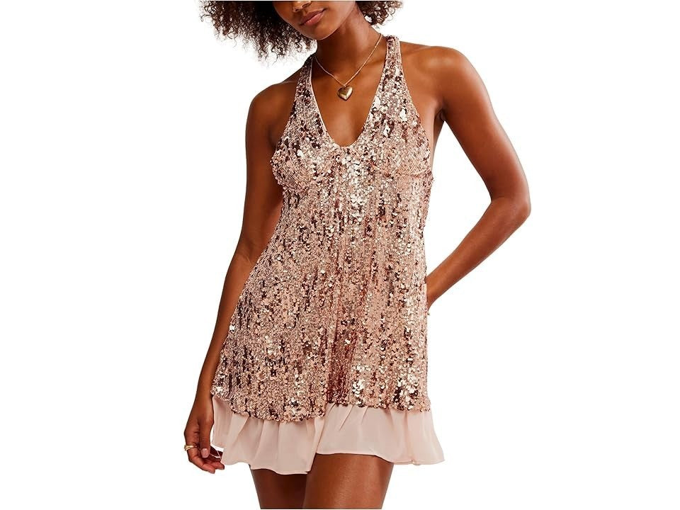 Свободные люди Беджевелед мини-платье-бюстье Женское Розовое золото Стретч Free People
Свободные люди Беджевелед мини-платье-бюстье Женское Розовое золото Стретч Free People