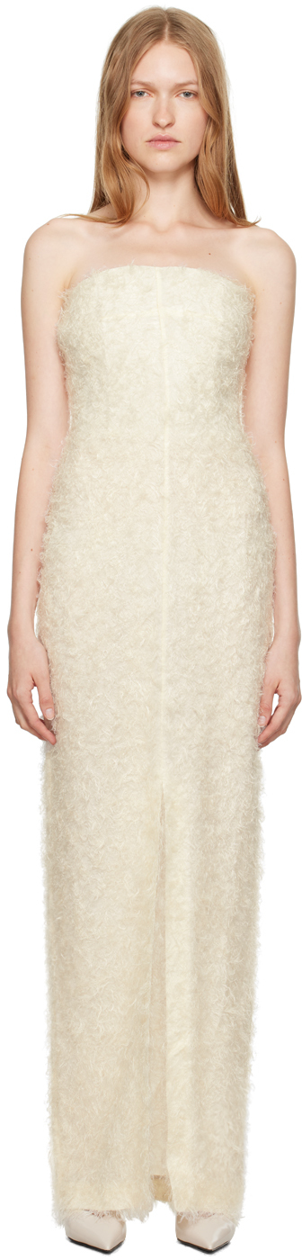 Платье макси без бретелек Fil Coupe от белого цвета TOTEME
Платье макси без бретелек Fil Coupe от белого цвета TOTEME