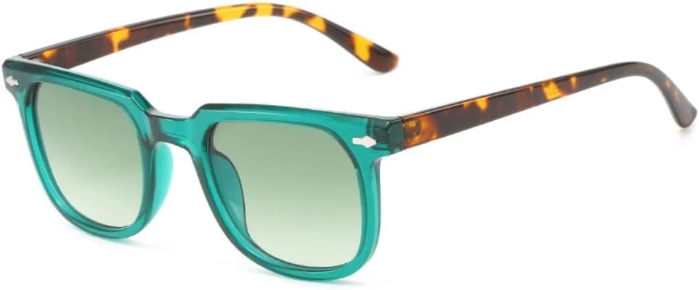 Мужские солнцезащитные очки с квадратными заклепками, модные градиентные очки UV400, ретро-стиль, панк-стиль, леопардовый принт. Женские солнцезащитные очки в стиле ретро с панк-принтом UATXTAU, Green Leopard Green
Мужские солнцезащитные очки с квадратными заклепками, модные градиентные очки UV400, ретро-стиль, панк-стиль, леопардовый принт. Женские солнцезащитные очки в стиле ретро с панк-принтом UATXTAU, Green Leopard Green