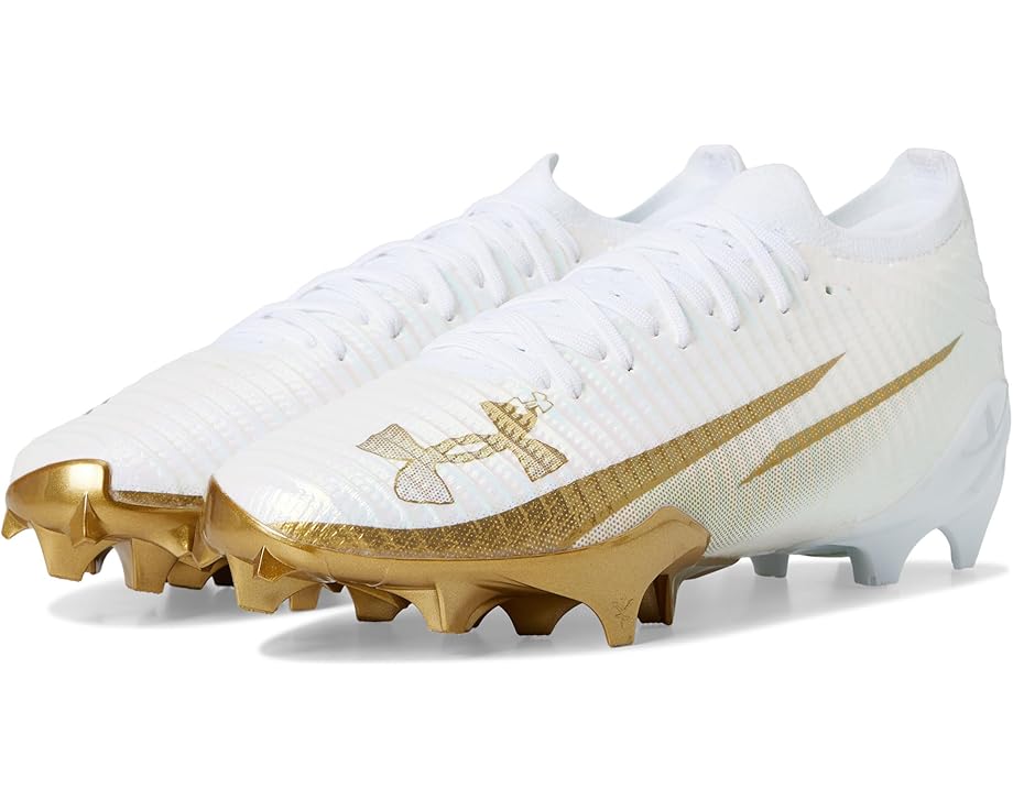 Кроссовки Under Armour Blur Pro Football Cleats, цвет White/Metallic Gold/Metallic Gold
Кроссовки Under Armour Blur Pro Football Cleats, цвет White/Metallic Gold/Metallic Gold