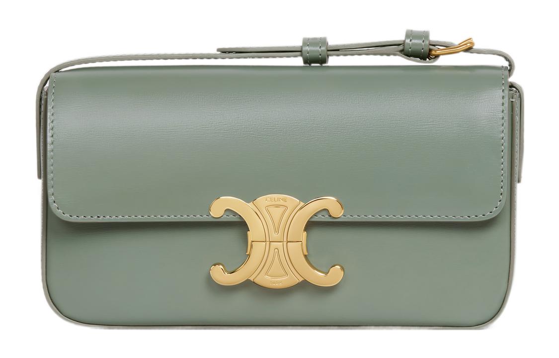 Сумка через плечо Triomphe из телячьей кожи женская зеленая CELINE
Сумка через плечо Triomphe из телячьей кожи женская зеленая CELINE