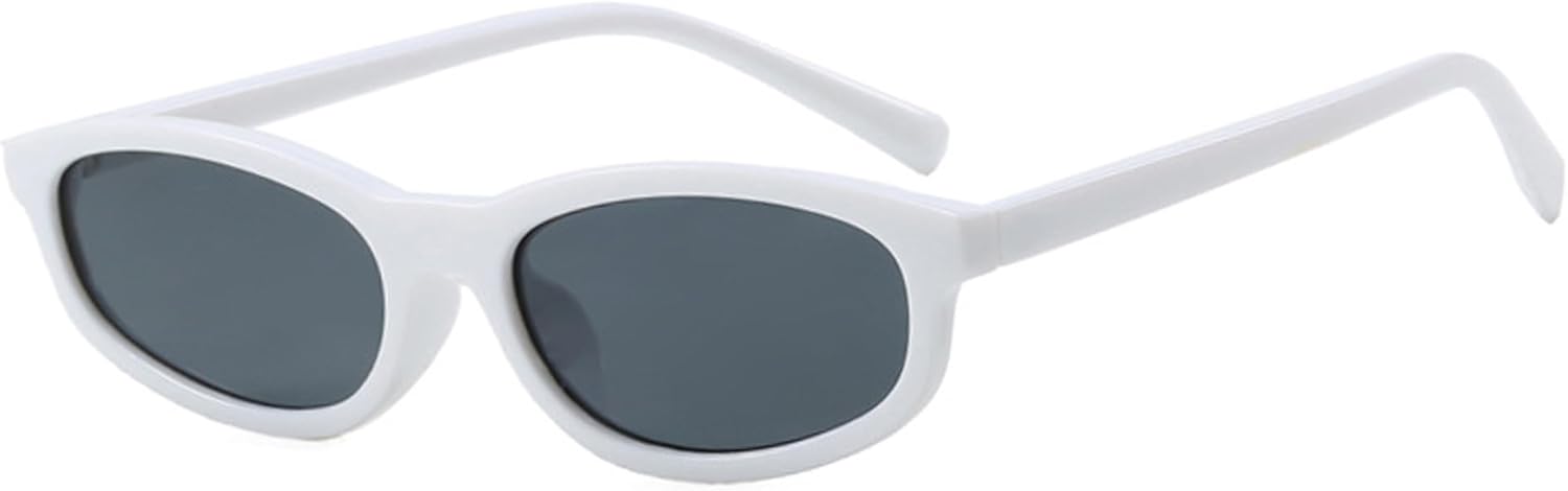 Солнцезащитные очки Onrtry узкой прямоугольной формы для женщин и мужчин, винтажные солнцезащитные очки в маленькой квадратной оправе в стиле 90-х, «кошачий глаз», A05 White Frame/Grey Lens
Солнцезащитные очки Onrtry узкой прямоугольной формы для женщин и мужчин, винтажные солнцезащитные очки в маленькой квадратной оправе в стиле 90-х, «кошачий глаз», A05 White Frame/Grey Lens