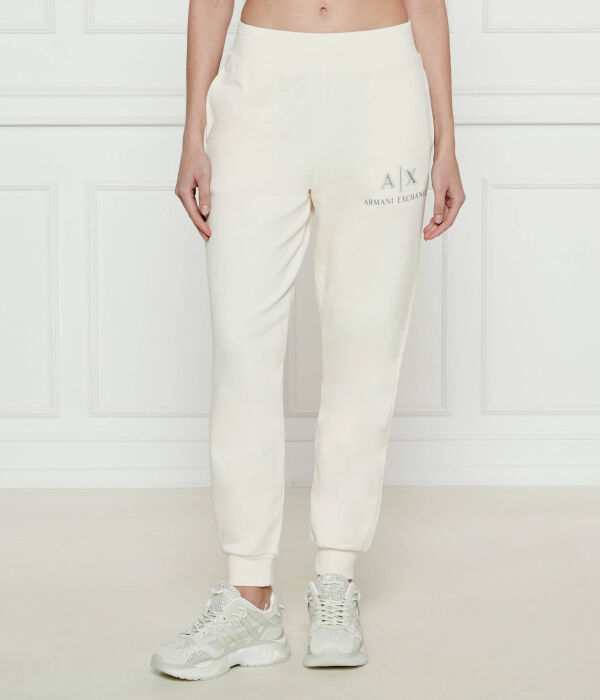 Спортивные штаны женские Armani Exchange с высокой талией, экрю
Спортивные штаны женские Armani Exchange с высокой талией, экрю