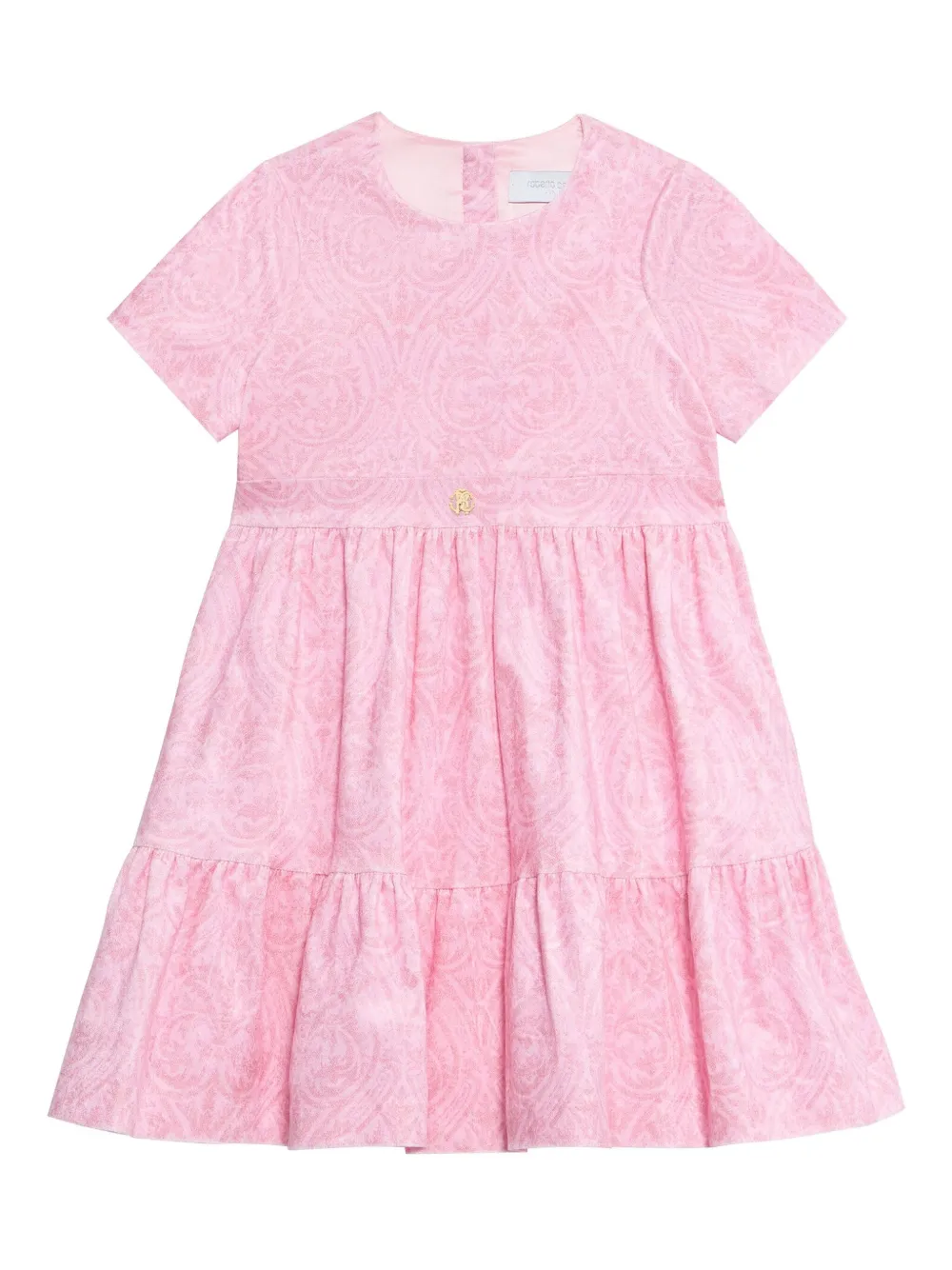 Ярусное платье с цветочным принтом Roberto Cavalli, розовый
Ярусное платье с цветочным принтом Roberto Cavalli, розовый