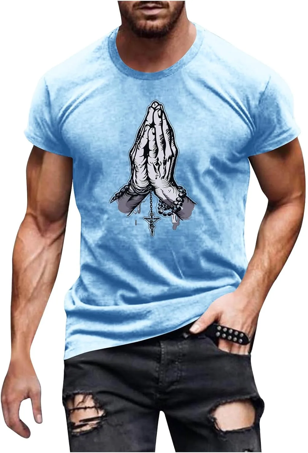 Футболка с принтом Praying Hands для мужчин Ozmmyan
Футболка с принтом Praying Hands для мужчин Ozmmyan