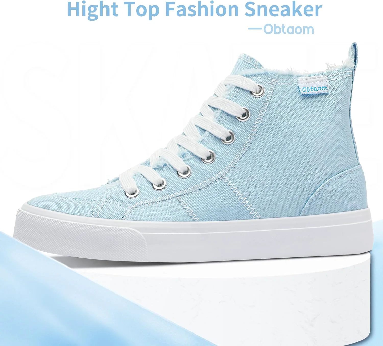 Женские/мужские высокие кеды Obtaom на средней голени, модные повседневные кроссовки с шнуровкой, из потертого холща
Женские/мужские высокие кеды Obtaom на средней голени, модные повседневные кроссовки с шнуровкой, из потертого холща