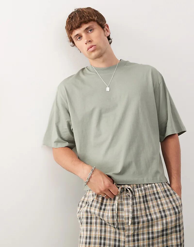 Футболка свободного кроя COLLUSION цвета шалфея
Футболка свободного кроя COLLUSION цвета шалфея