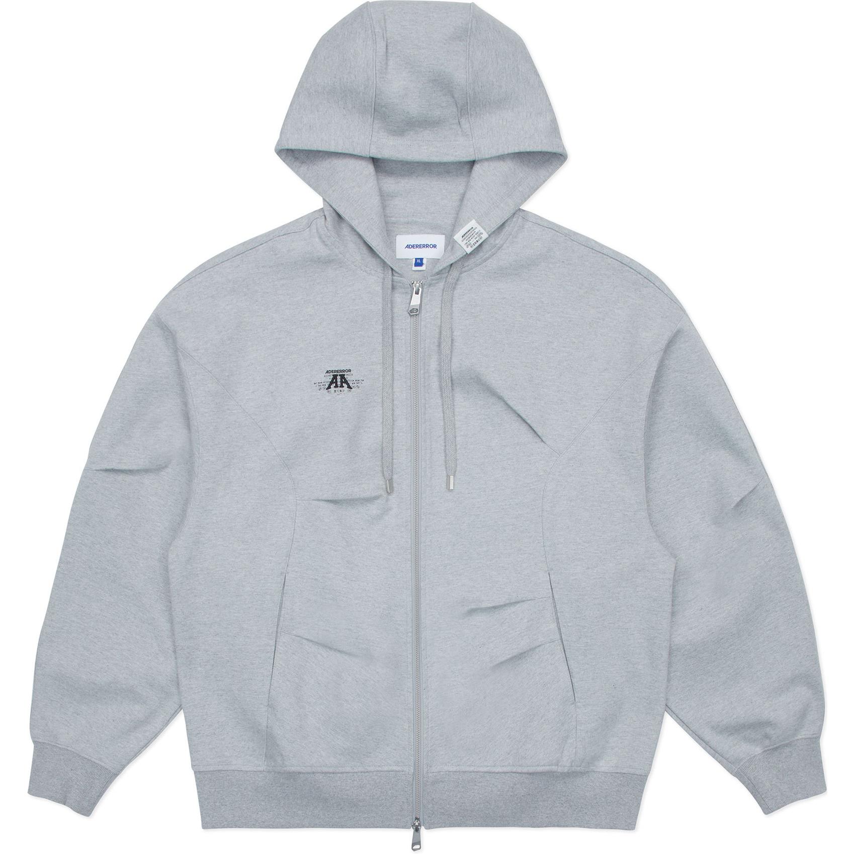 Худи с молнией и плиссированными деталями ADER ERROR, серый
Худи с молнией и плиссированными деталями ADER ERROR, серый