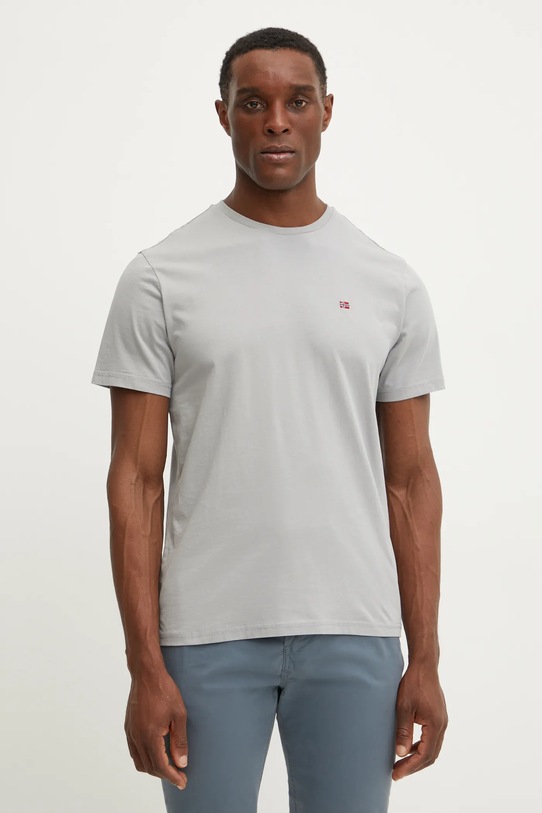 Хлопковая футболка Salis Napapijri, серый
Хлопковая футболка Salis Napapijri, серый