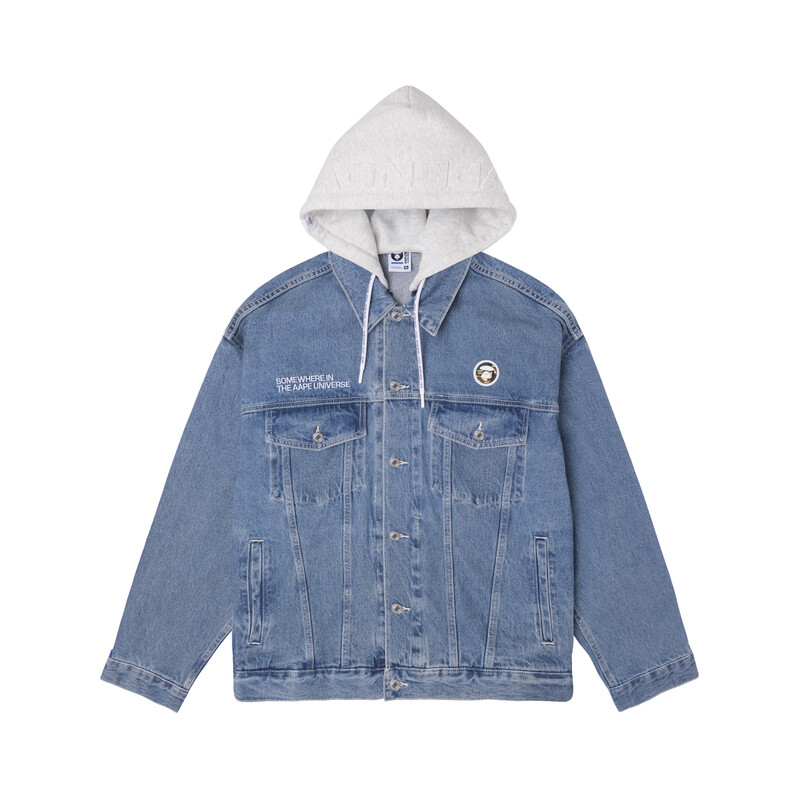 Джинсовая куртка мужская синяя BLX Aape, синий
Джинсовая куртка мужская синяя BLX Aape, синий