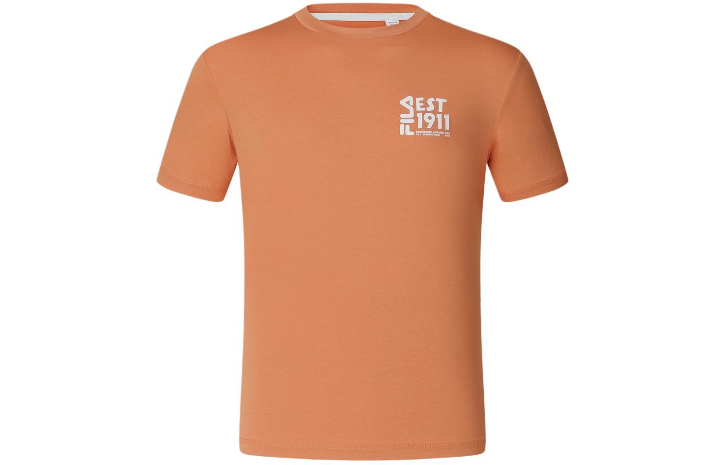 Футболка мужская кораллово-золотая Fila, цвет Coral gold 
Футболка мужская кораллово-золотая Fila, цвет Coral gold