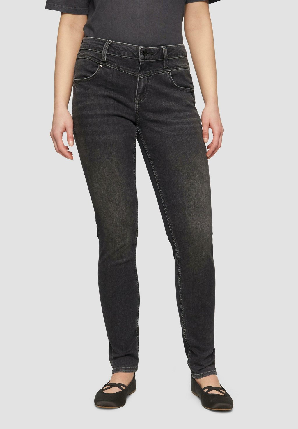 Джинсы облегающего кроя QS QS, деним
Джинсы облегающего кроя QS QS, деним