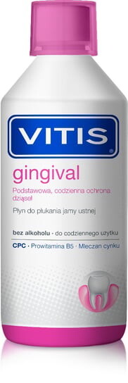 Жидкость для полоскания рта, 500 мл Vitis Gingival, DENTAID
Жидкость для полоскания рта, 500 мл Vitis Gingival, DENTAID