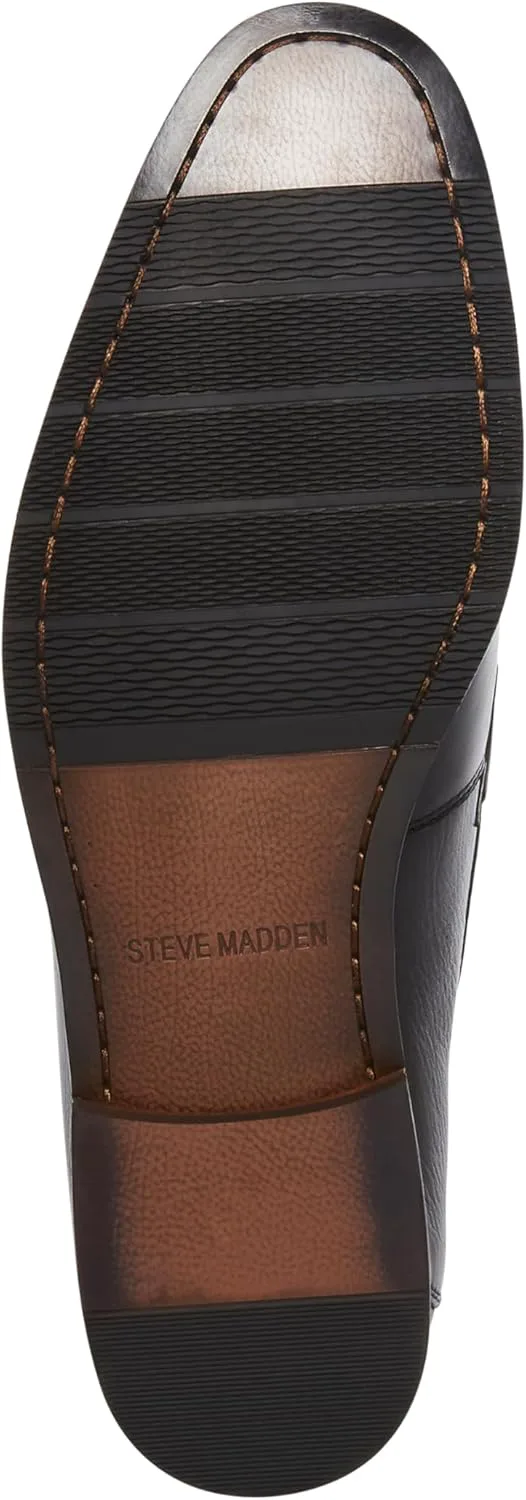 Лоферы Steve Madden Mens Aahron, черный/серебристый
Лоферы Steve Madden Mens Aahron, черный/серебристый