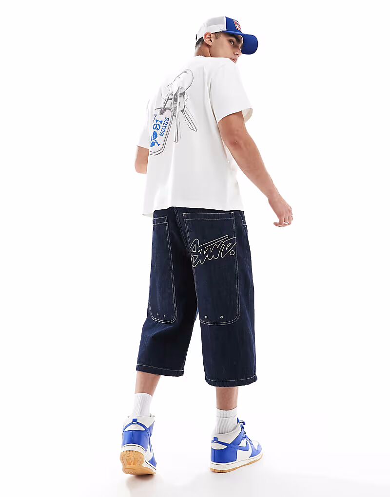 Мешковатые джинсовые шорты Pull&Bear цвета индиго
Мешковатые джинсовые шорты Pull&Bear цвета индиго