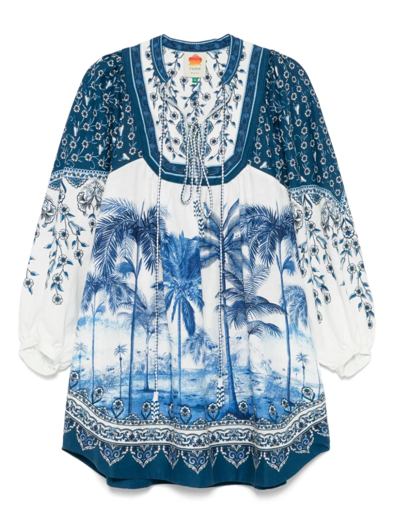 Платье мини с принтом FARM Rio, синий
Платье мини с принтом FARM Rio, синий